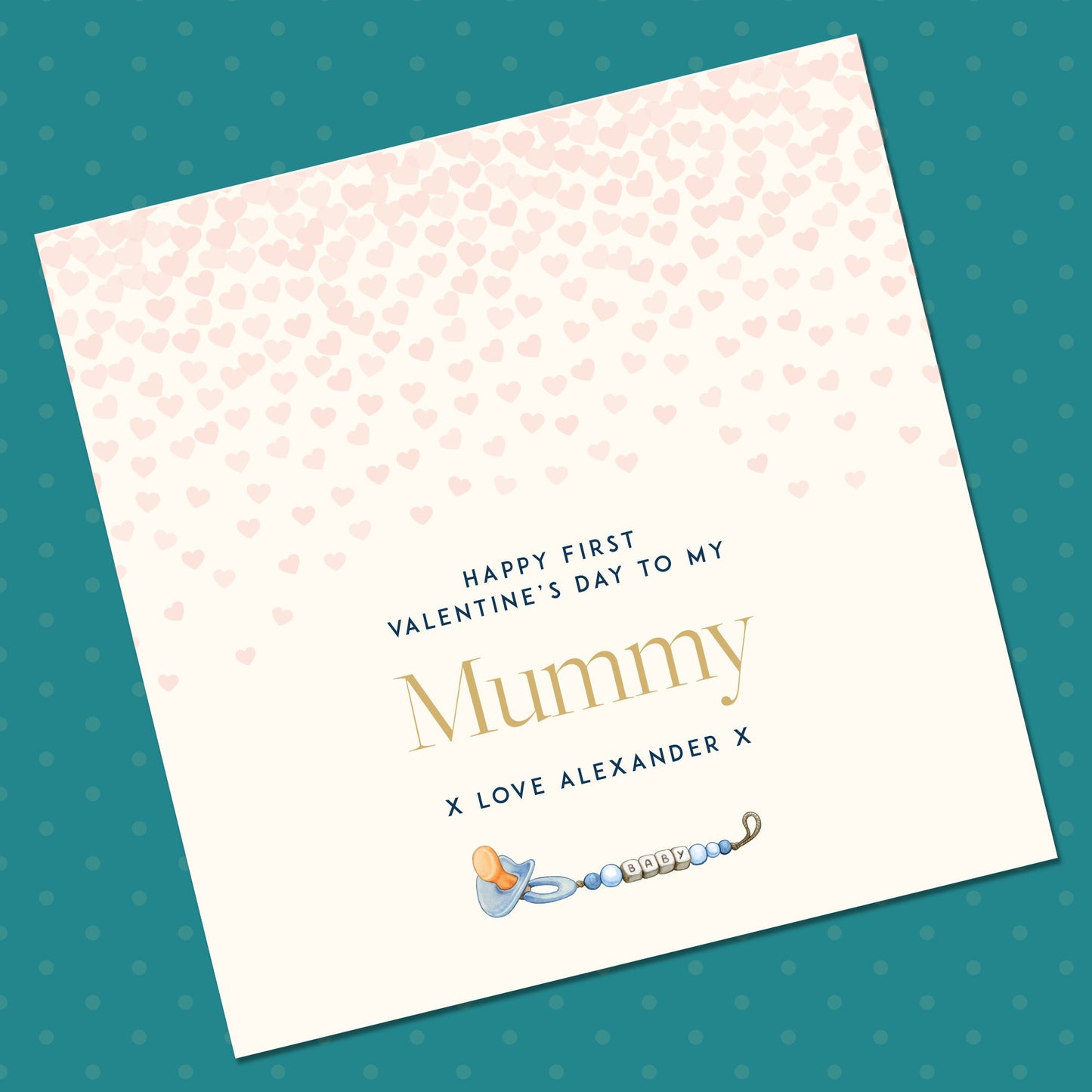 Baby First Valentines Card To Mummy | Happy 1st Valentines As My Mummy | 1st Valentines Card For Mummy | Mum Valentines Card From Baby