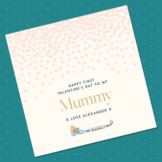 Baby First Valentines Card To Mummy | Happy 1st Valentines As My Mummy | 1st Valentines Card For Mummy | Mum Valentines Card From Baby