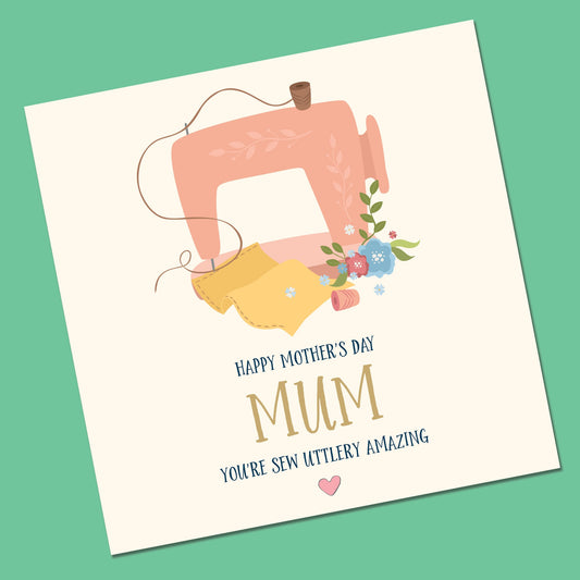 Mother's Day Card | Mothers Day Card | Sew Amazing Mothers Day Card | Mummy Mothers day card | Card for Nana | Mother's Day Gift