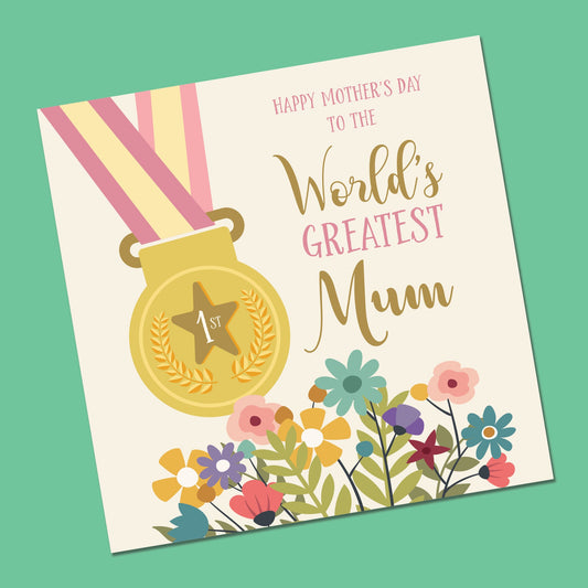 Funny Mother's Day Card | Mothers Day Card | World's Greatest Mothers Day Card | Mummy Mothers day card | Card for Nana | Mother's Day Gift