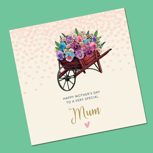 Mother's Day Card | Mothers Day Card | Floral Mothers Day Card | Floral Mothers day card | Card from Daughter | Handmade Card | 3D Card
