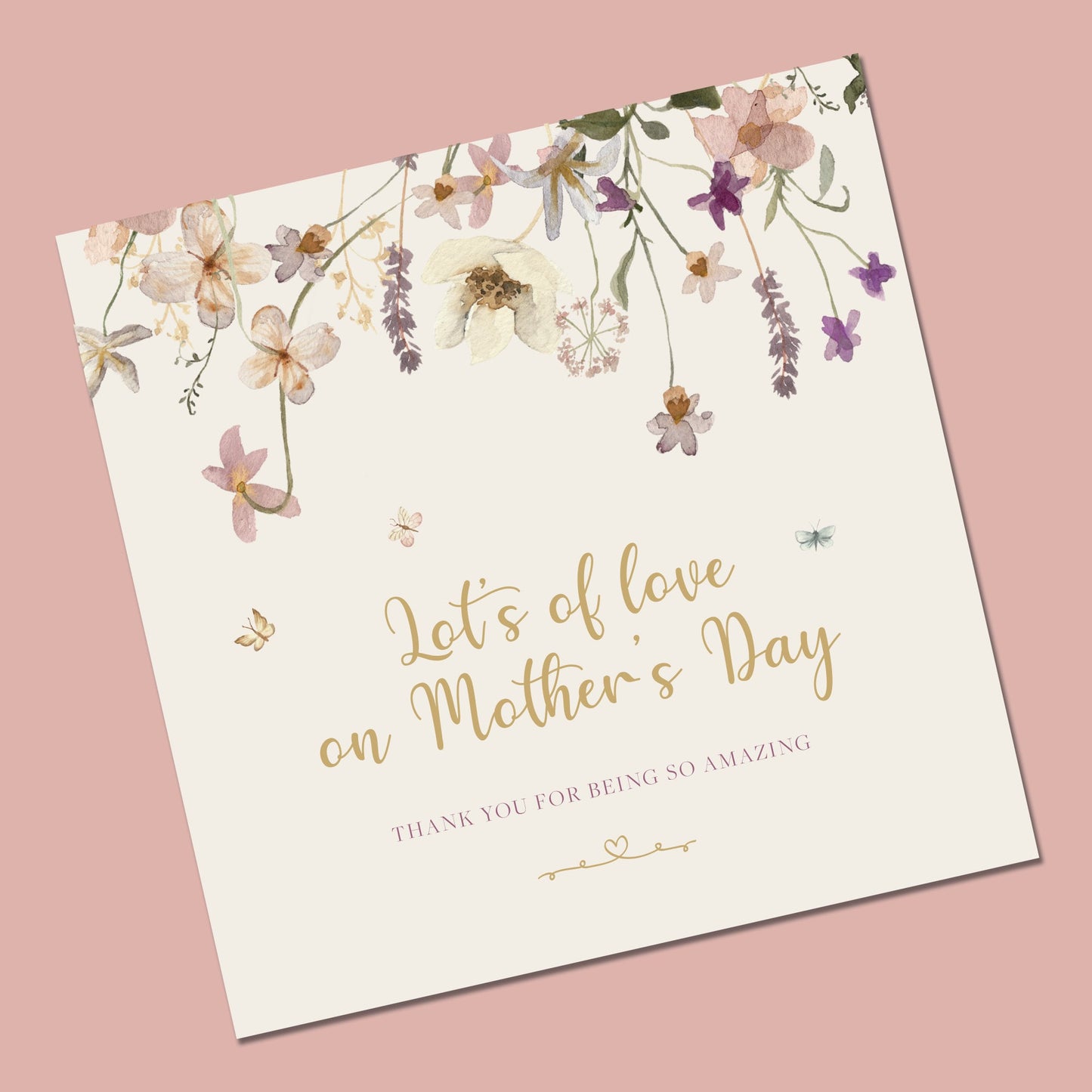 Mother's Day Card | Mothers Day Card | Floral Mothers Day Card | Floral Mothers day card | Card from Daughter | Handmade Card