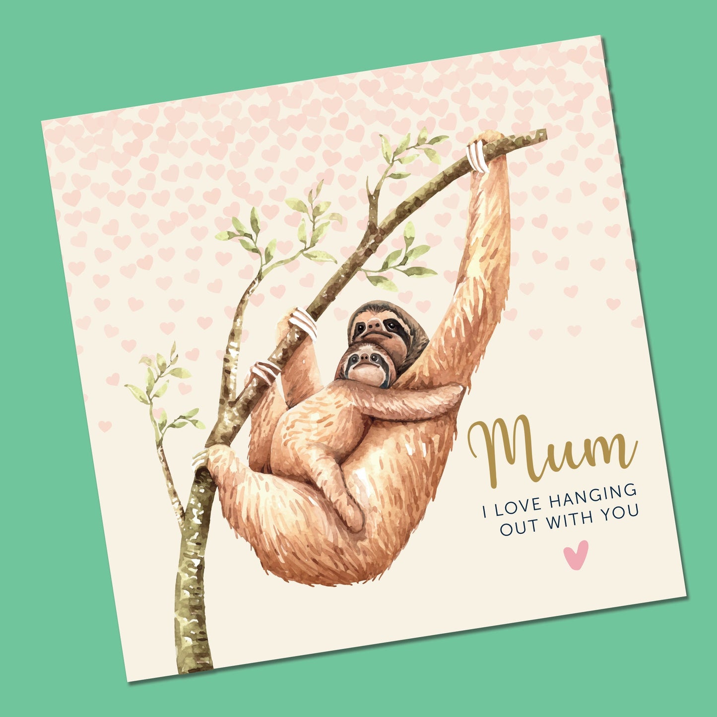Mother's Day Card | Mothers Day Card | Sloth Mothers Day Card | Mummy Mothers day card | Card from Daughter | Card for Nana