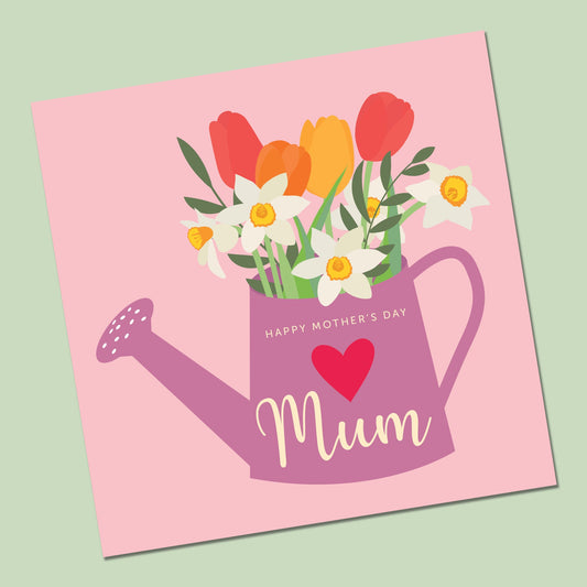Mother's Day Card | Mothers Day Card | Floral Mothers Day Card | Gardening Mothers day card | Card from Daughter | Card for Nana