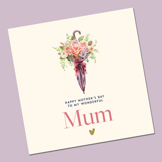 Mother's Day Card | Mothers Day Card | Floral Mothers Day Card | Mummy Mothers day card | Card from Daughter | Card for Nana