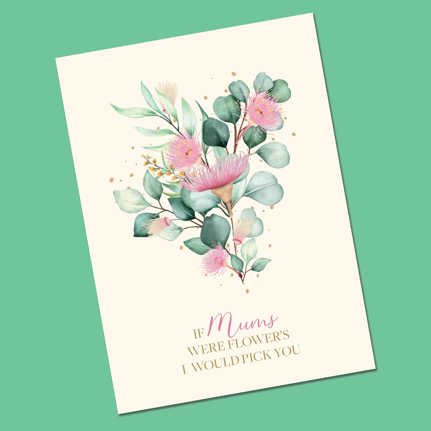 Mother's Day Card Giraffe 5x7"