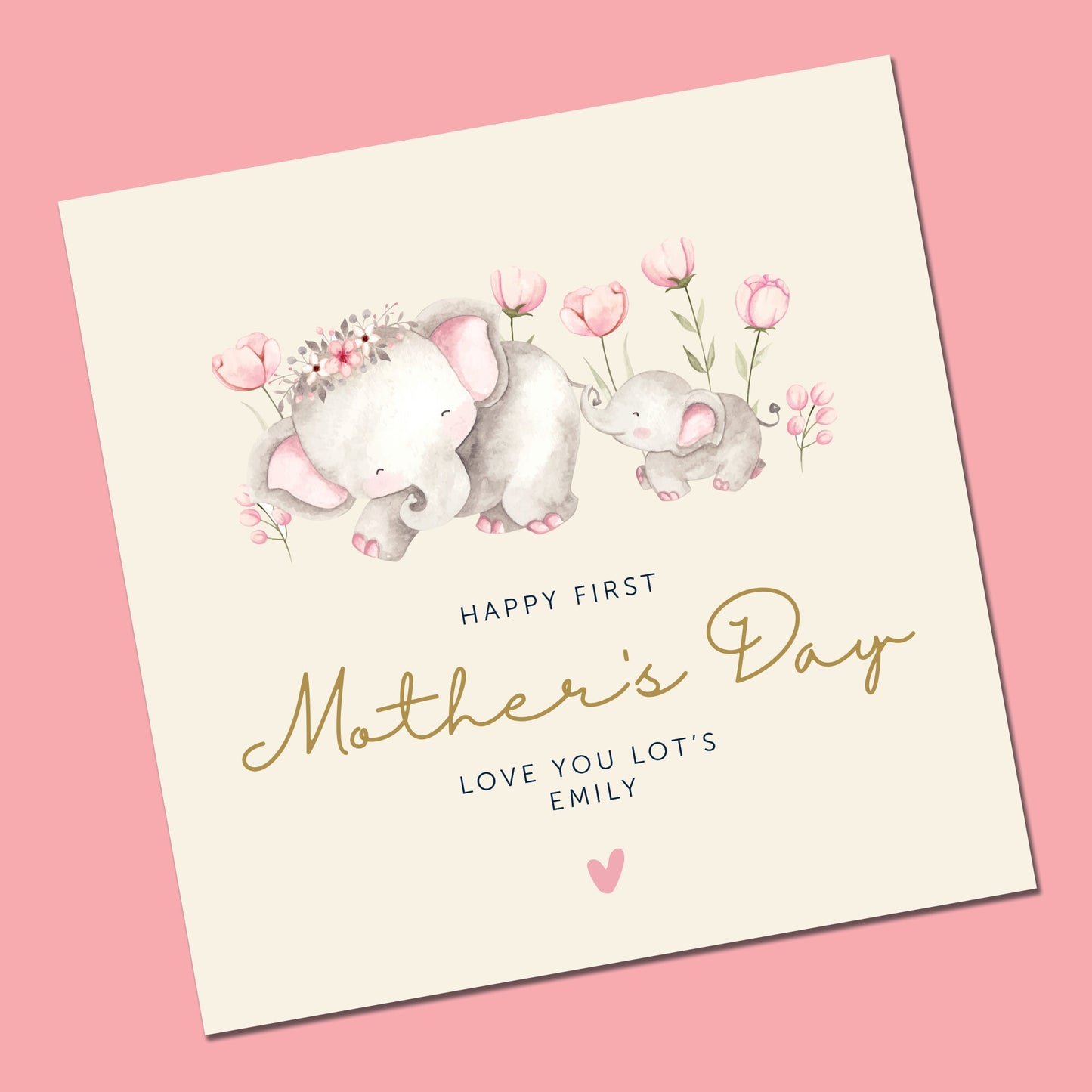 Baby's First Mother's Day Card - 6" x 6"