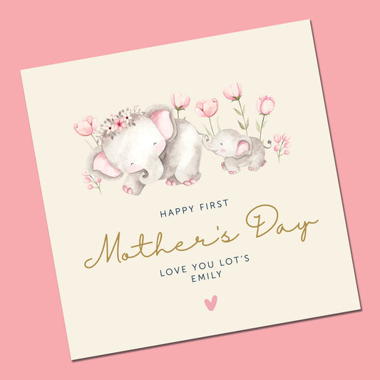 Baby's First Mother's Day Card - 6" x 6"