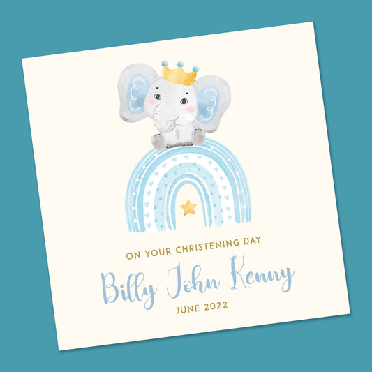 Personalised Christening Card, Christening Card, Baptism Card Customised Baby Card, Baby, Naming Card