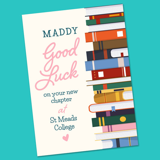 Good Luck College Card - First Day University