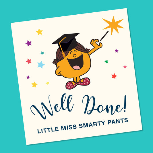 Personalised Graduation Card - Graduated gift - Celebration Card - Graduation Greeting Card - Girl Graduation Card - Mr Men Card