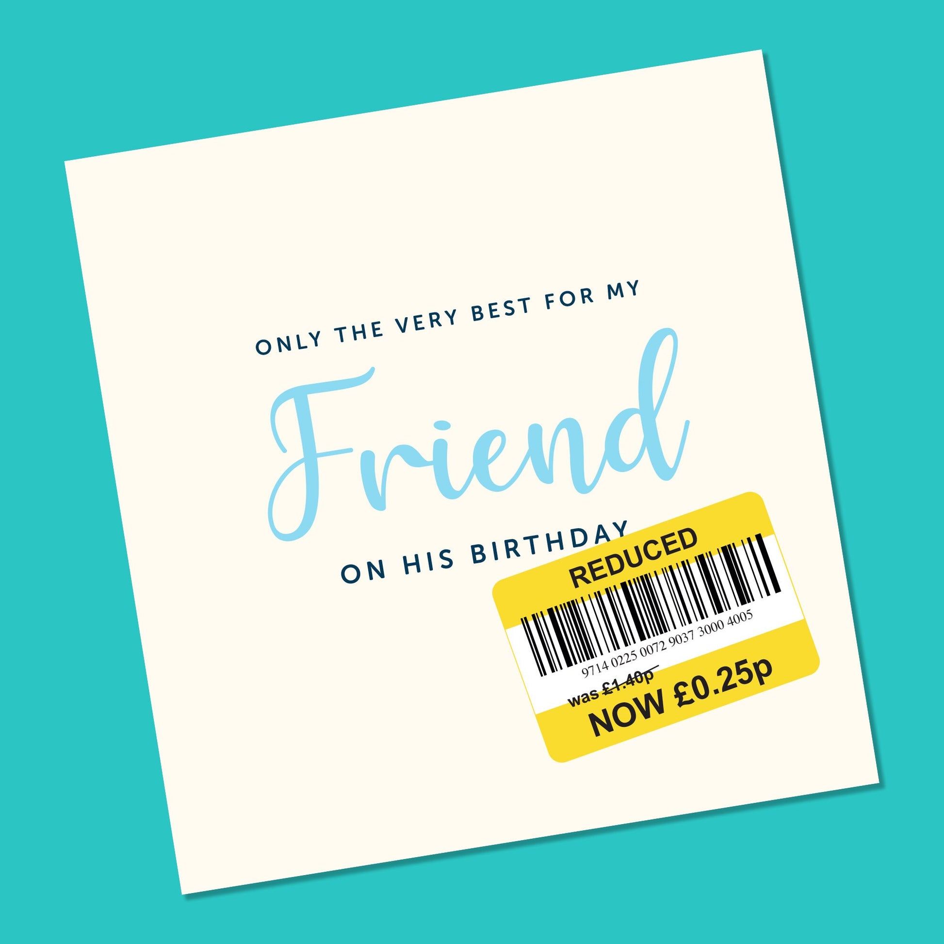Funny Birthday Card - Blank 135mm