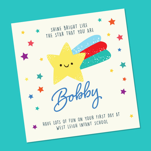 Back to School Card - Personalised 5x5"