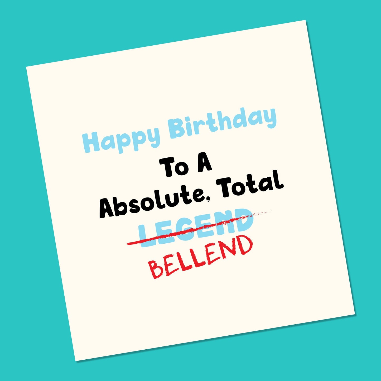 Funny Birthday Card - Will Smith Slap