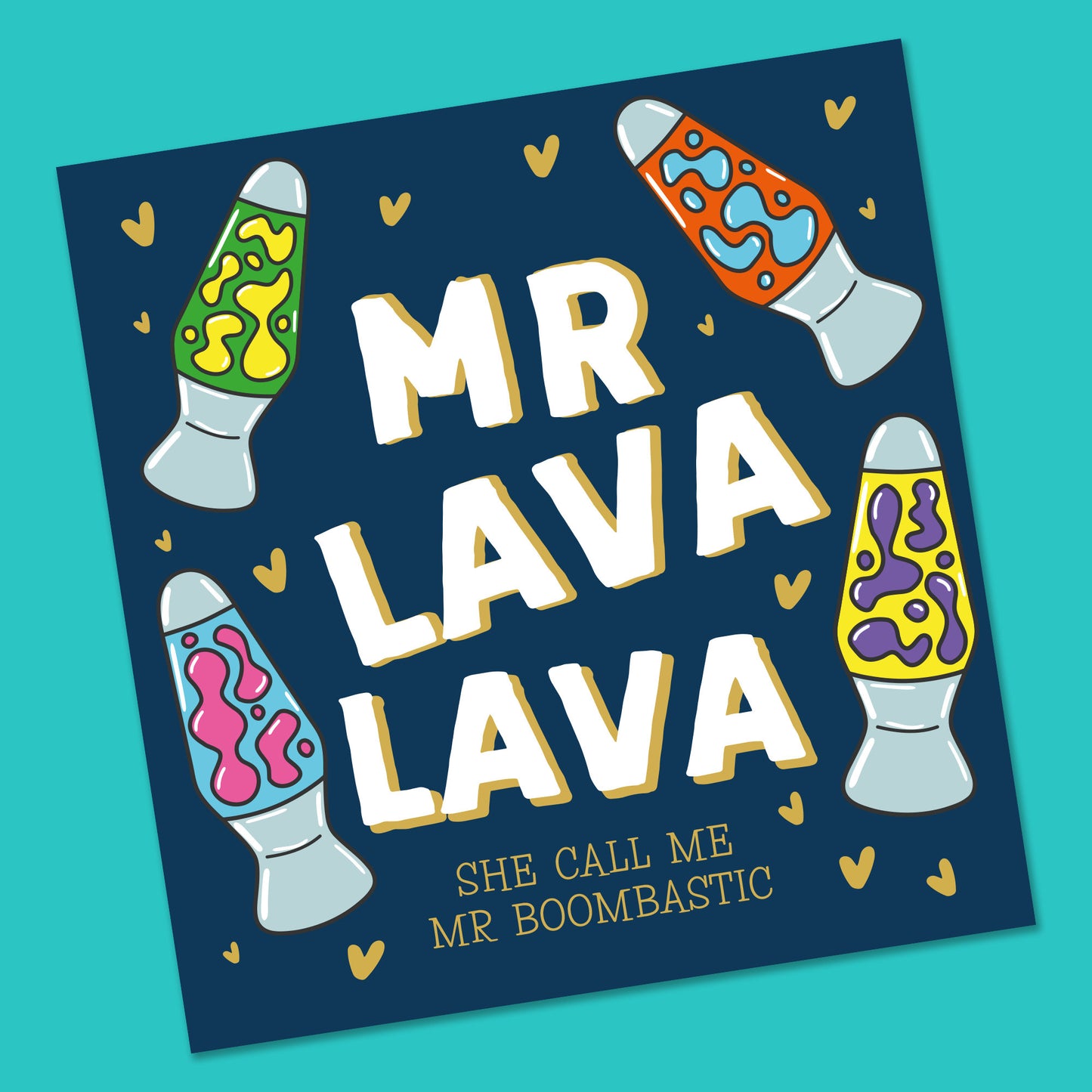 Funny Valentines Card Mr Lava Lava , Funny Valentines Card Boyfriend, Valentines Card Husband, Funny Valentines Card for him