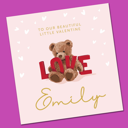 Simple Valentines Card, Valentines Card for Girl, Valentines Card for Daughter, Valentines Card for Kids, Valentines Card for Daughter