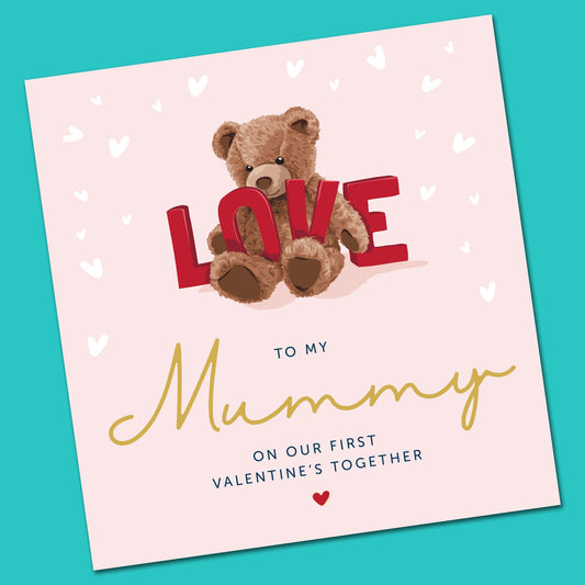 Baby First Valentines Card To Mummy | Happy 1st Valentines As My Mummy | 1st Valentines Card For Mum | Mum Valentines Card From Baby