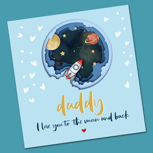 Baby's 1st Valentine Card For Dad