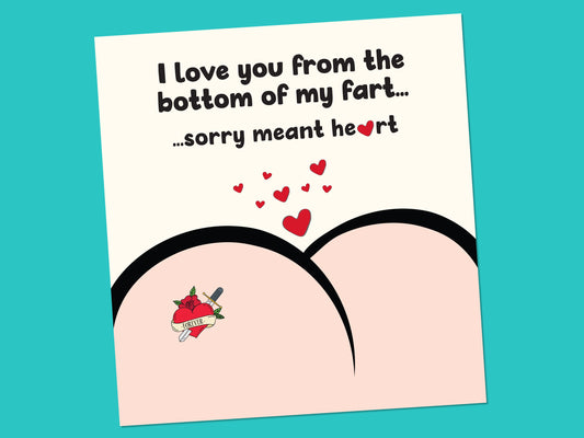 Funny Valentines card For Boyfriend, girlfriend Funny Valentine card, Wife, Husband, Fiance, Funny Valentine card for him, Fart Card