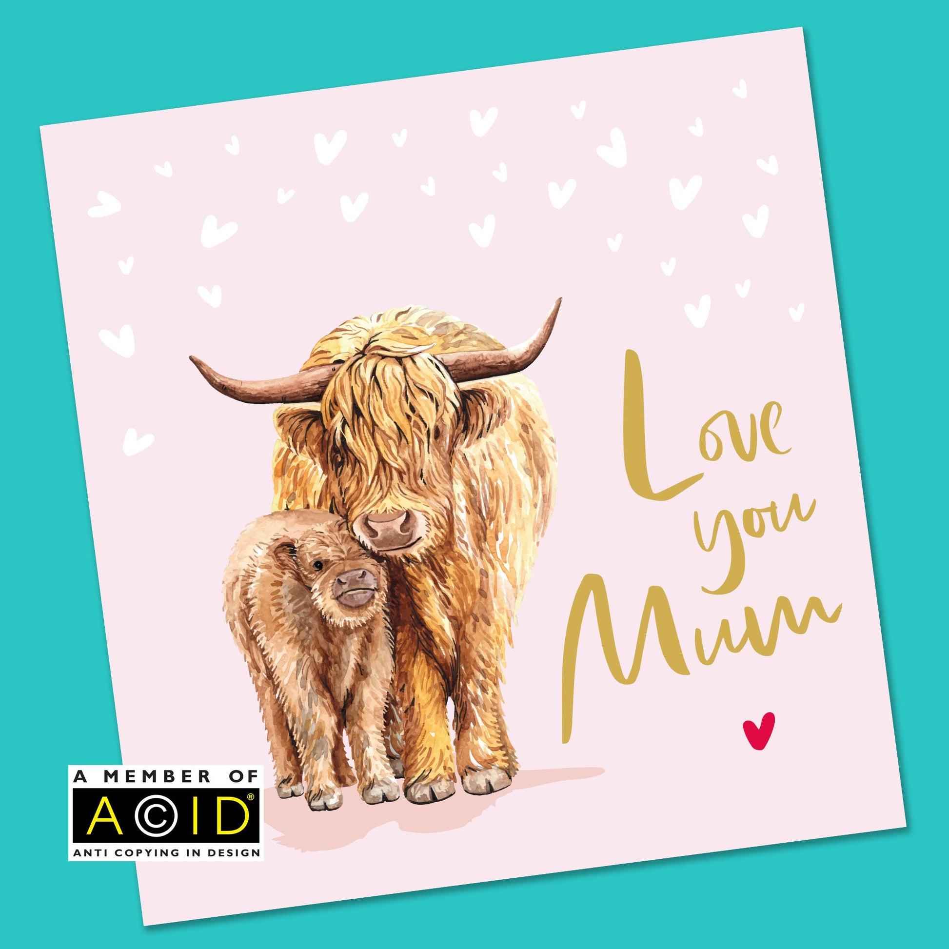Mother's Day Card - Personalizable Animal Design