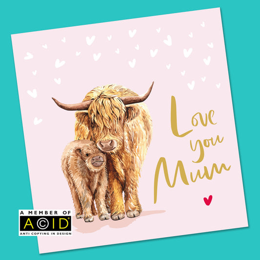 Mother's Day Card - Personalizable Animal Design
