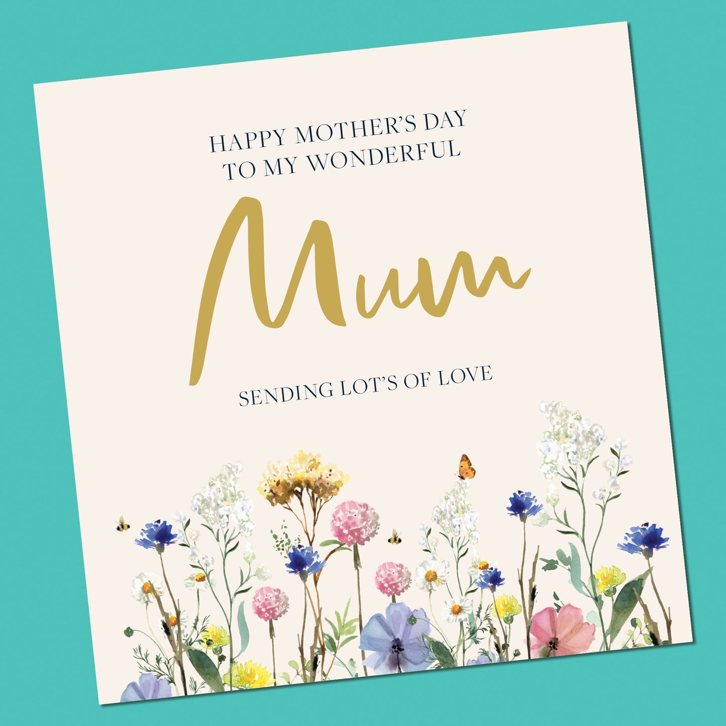 Mother's Day Card | Mothers Day Card | Floral Mothers Day Card | Floral Mothers day card | Card from Daughter | Handmade Card