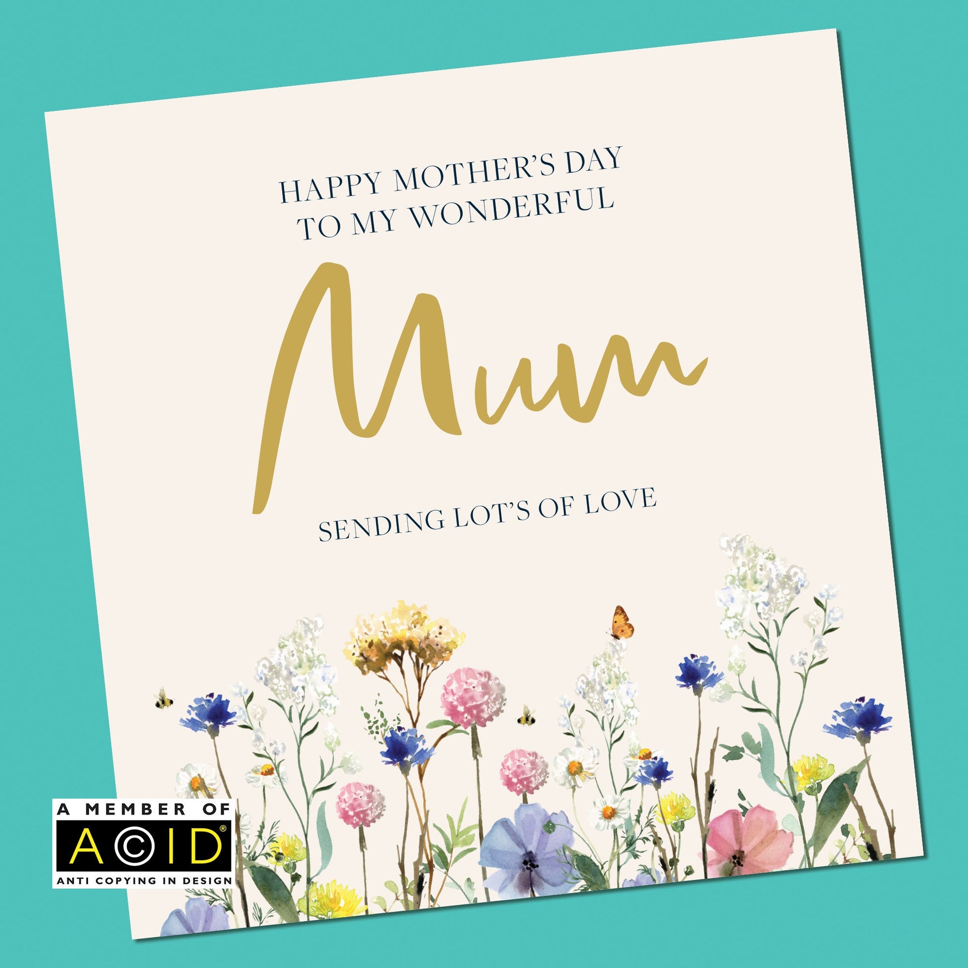 Mother's Day Card | Mothers Day Card | Floral Mothers Day Card | Floral Mothers day card | Card from Daughter | Handmade Card
