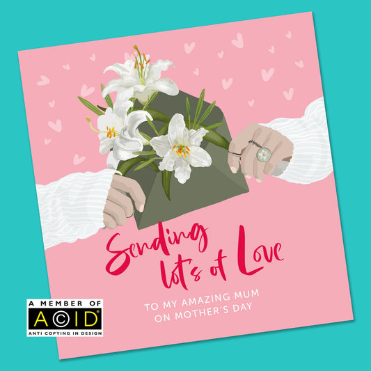 Mother's Day Card - Personalised 135mm