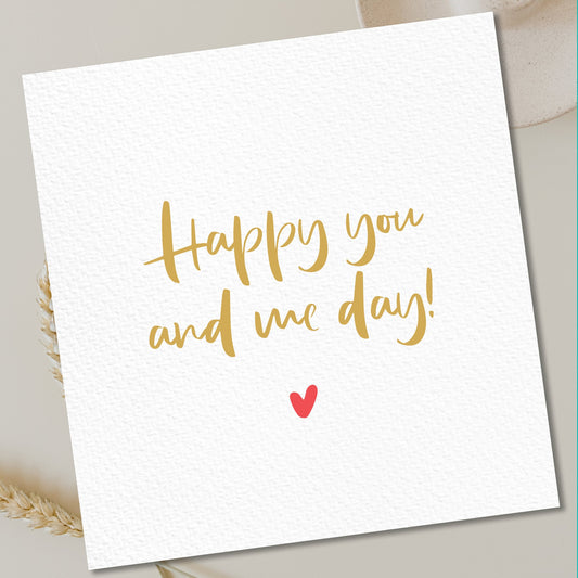 Anniversary Card - Husband Wife Boyfriend