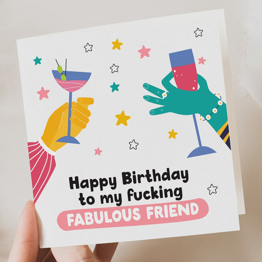 Funny Birthday Card for Her & Friends