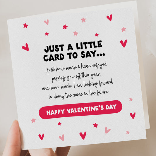 Funny valentines card
