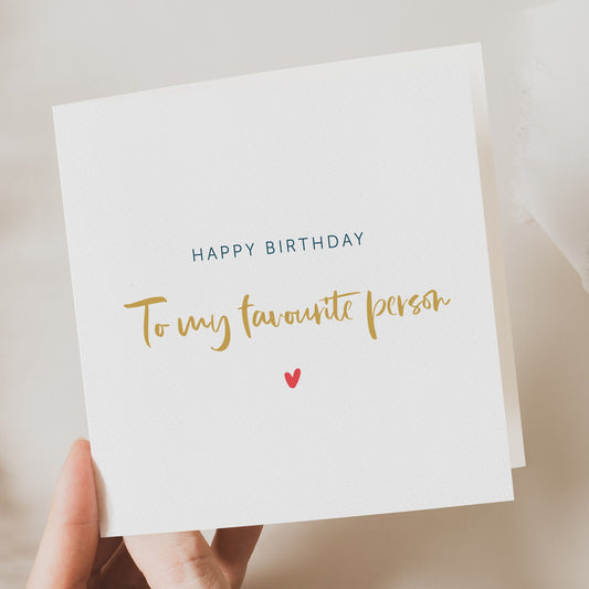 Birthday Card - Personalisable 350gsm
