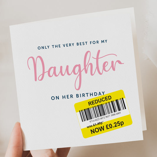 Funny Birthday Card For Daughter