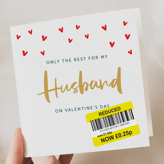 Funny Husband Valentines card