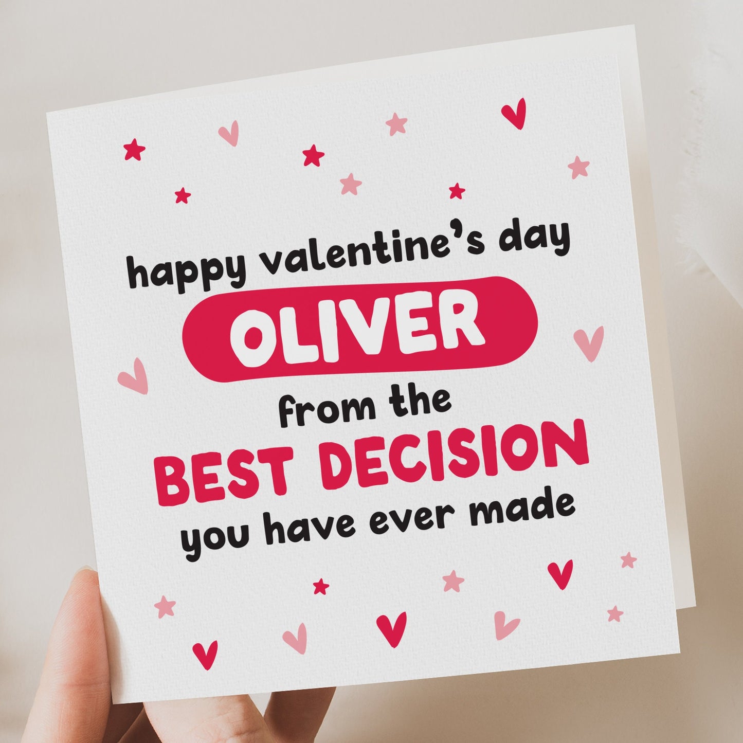 From The Best Decision You Ever Made funny valentines card