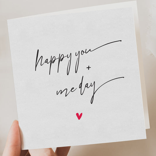 delicate love valentines, anniversary card
