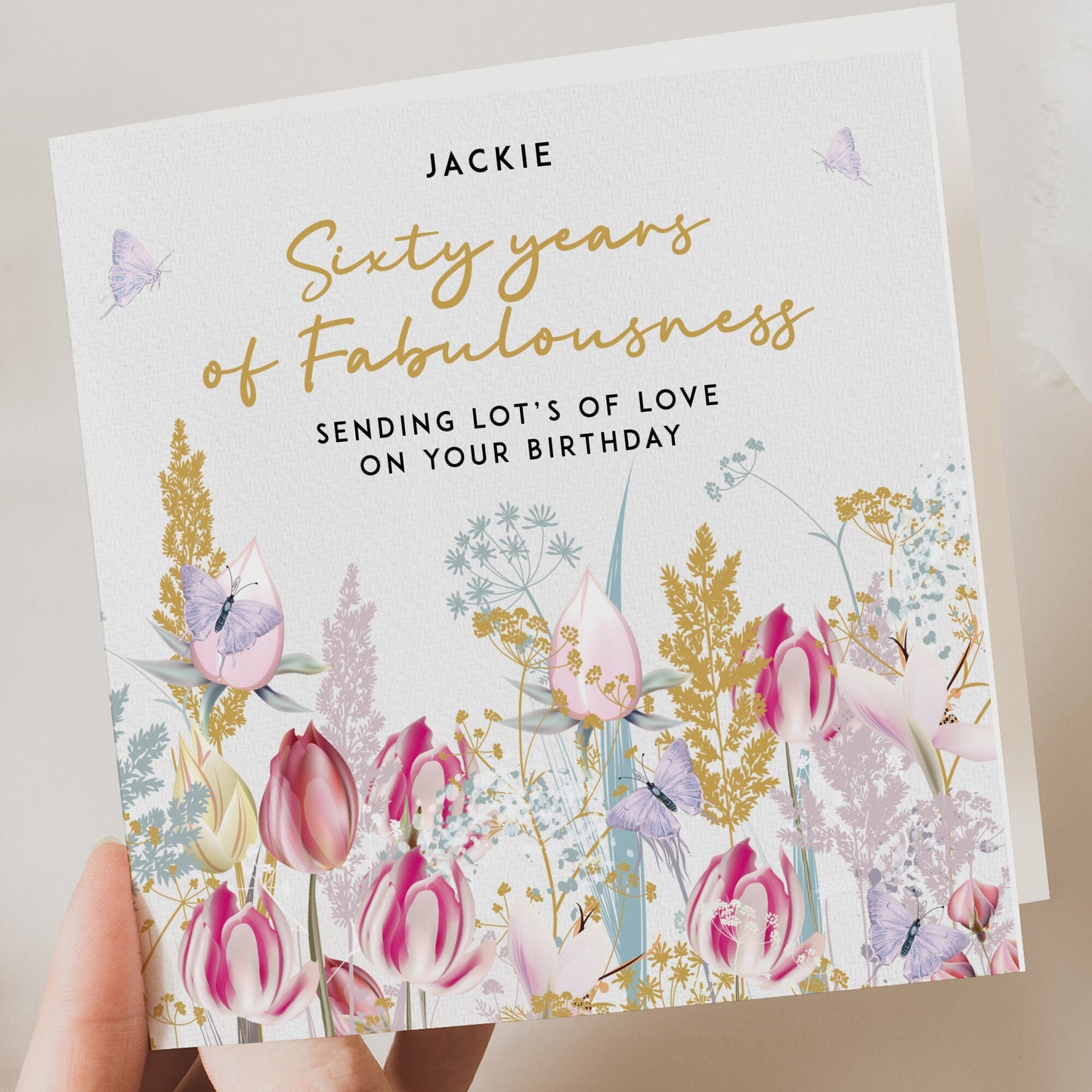 60th birthday card