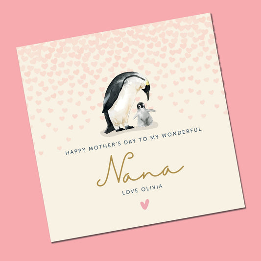 Panda Mother's Day Card - Blank