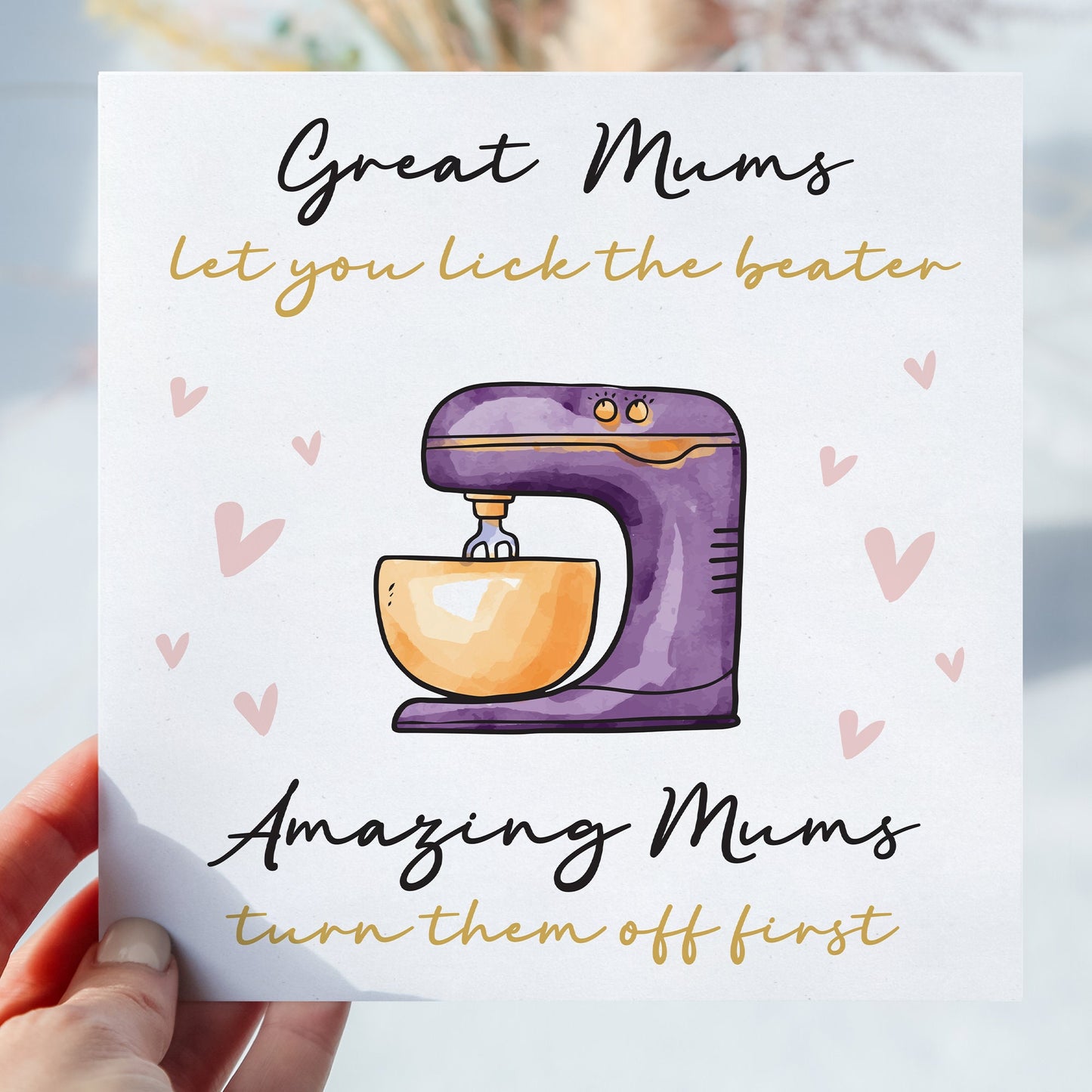 Funny mothers day card