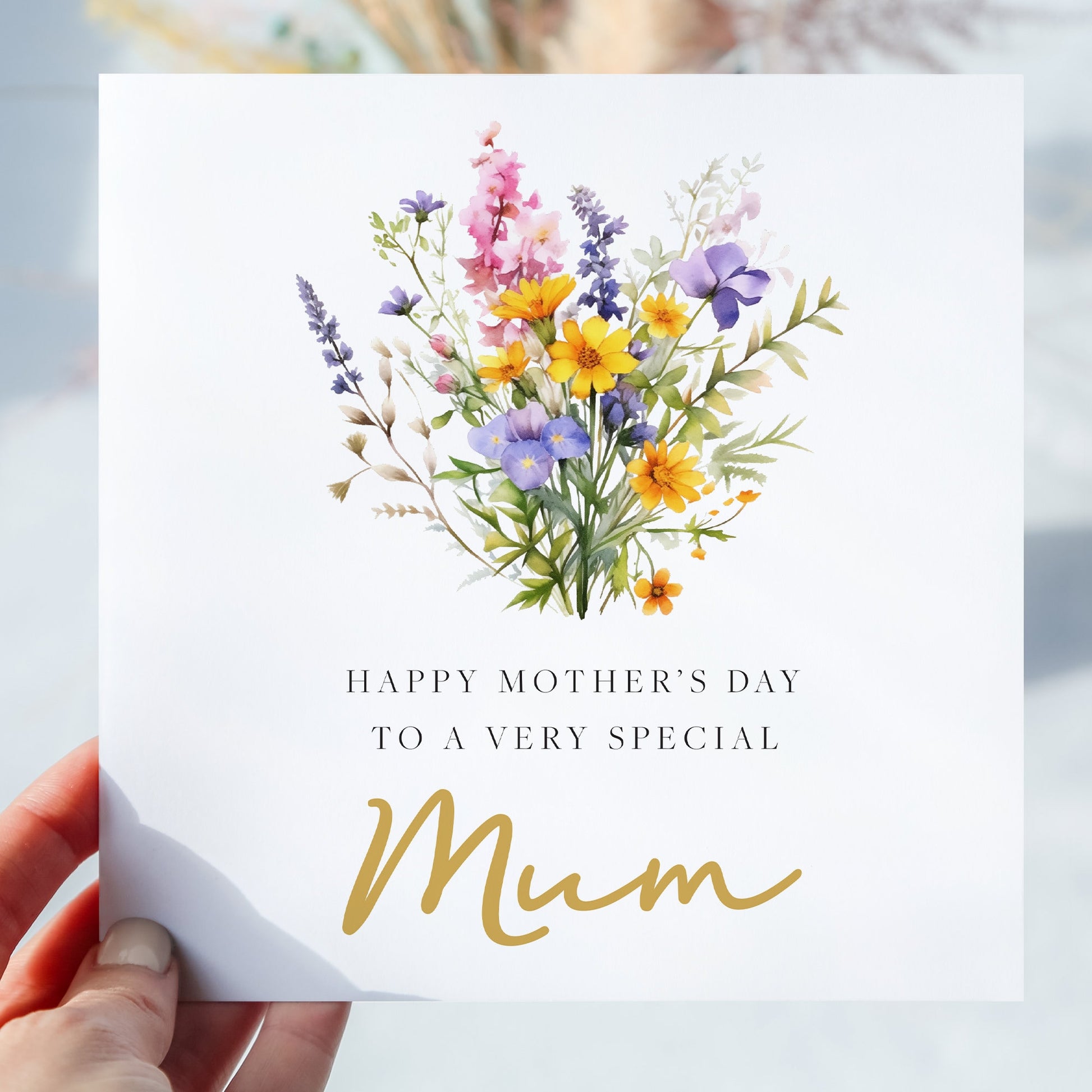 Floral Mothers day card
