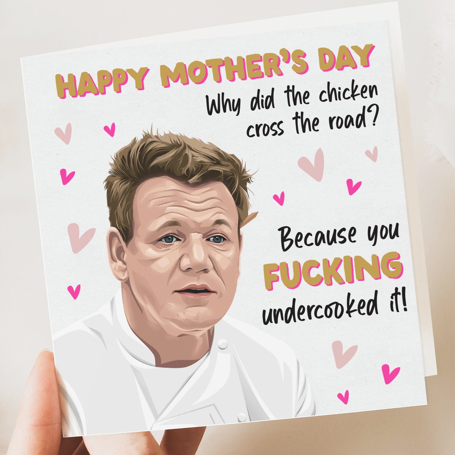 Gordon Ramsey Mother's Day Card Funny