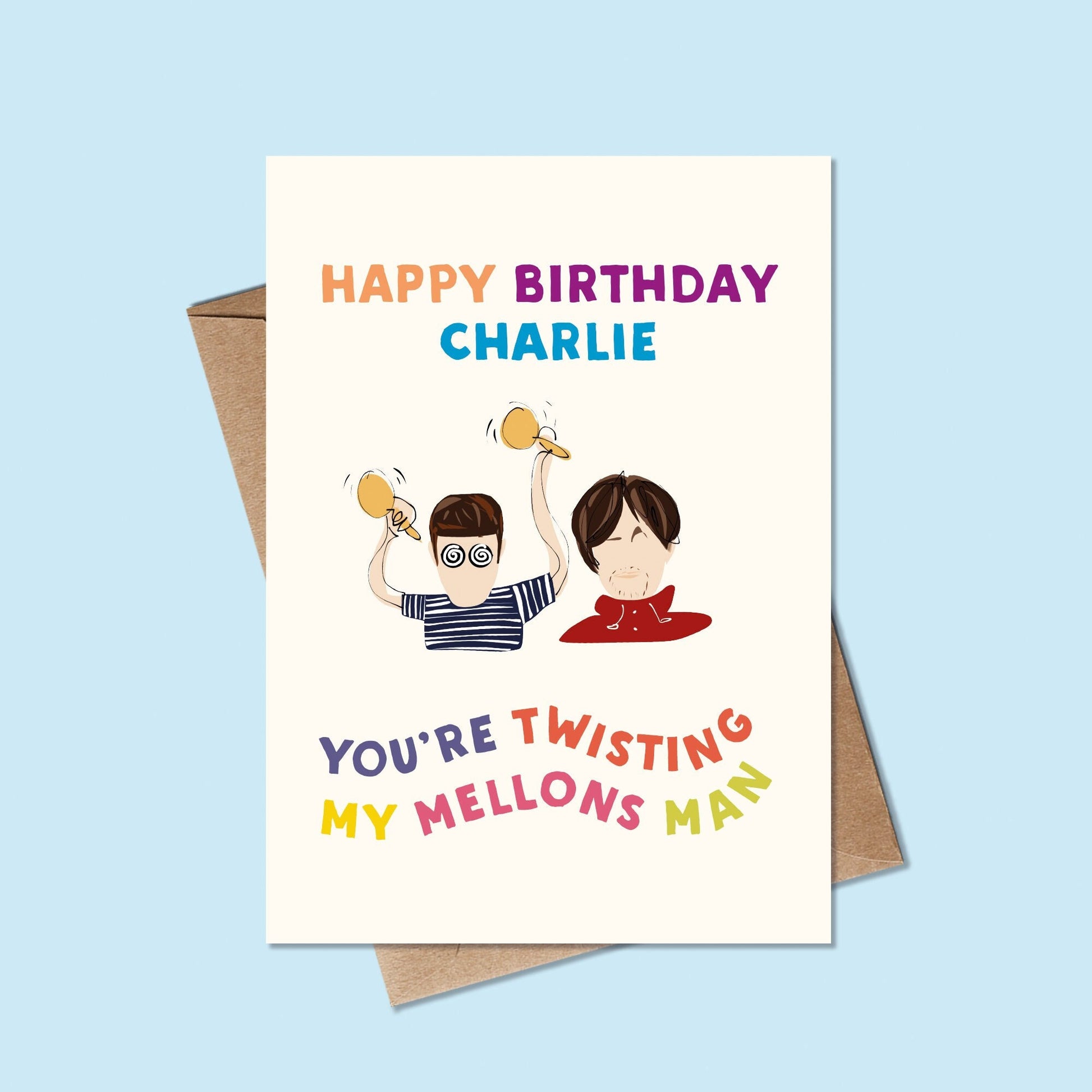 Happy Mondays Birthday Card Personalised
