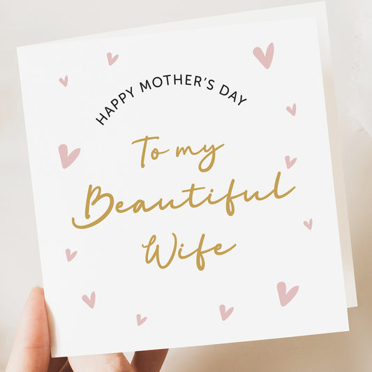 Wife mothers day card