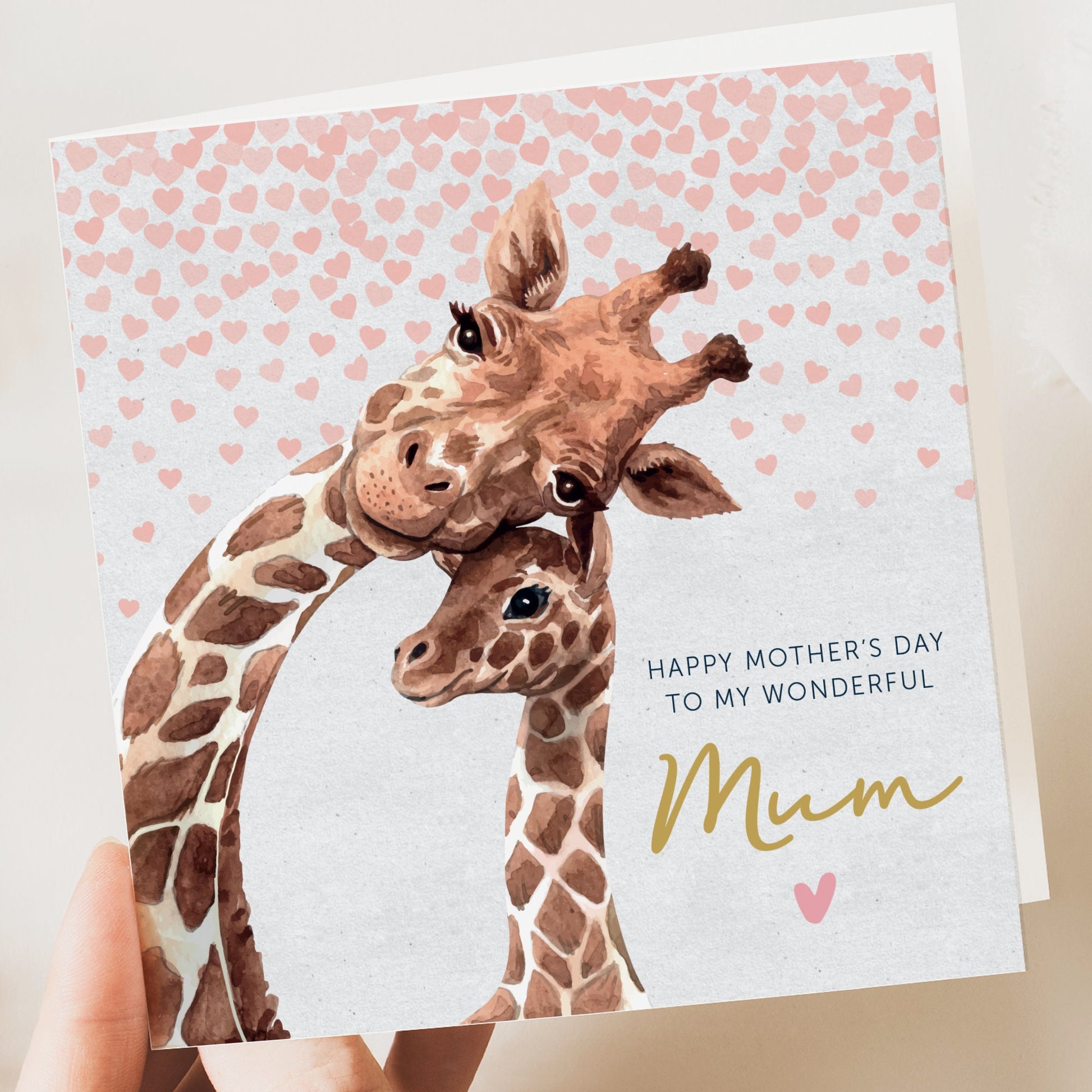 Mother's day card | mothers day card | giraffe mothers day card | Highland Cow | mummy mothers day card | card from daughter | card for nana