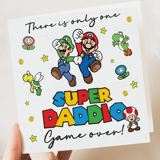 Super Daddio Fathers day card | Funny Father's Day Card | Funny Card | Fathers Day Card | Fathers Day Gift | birthday Card