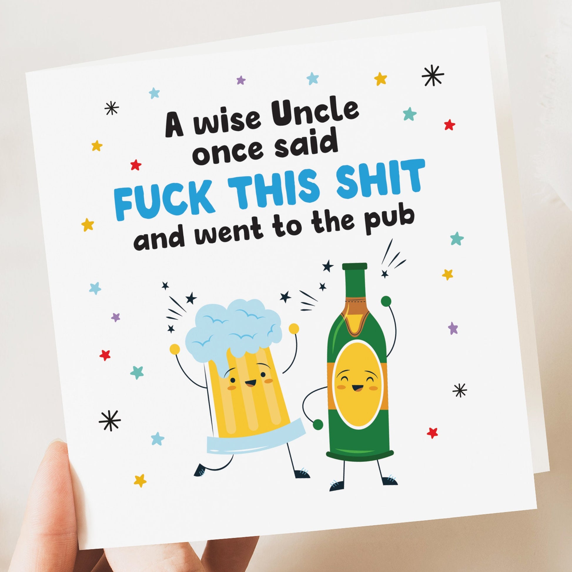 Birthday Card for Uncle Funny