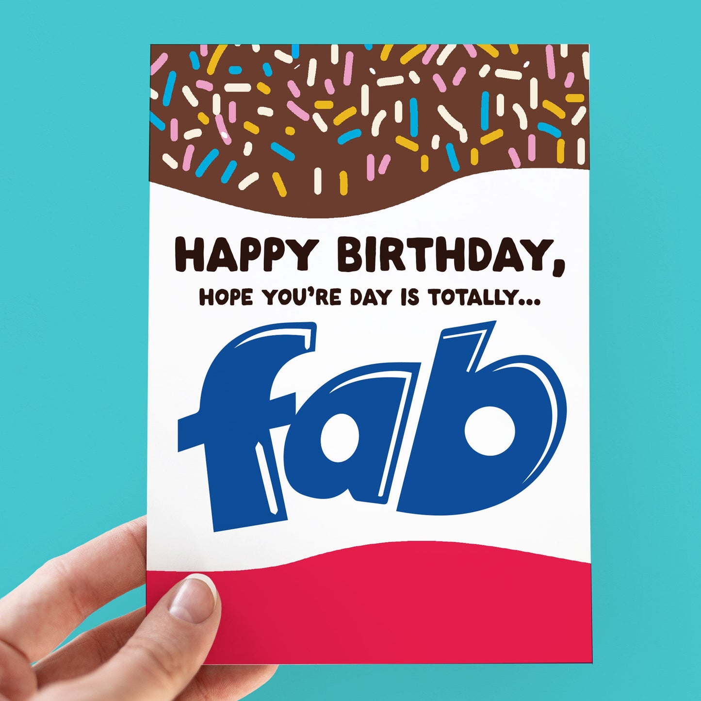 Funny Birthday Card - Lolly Design