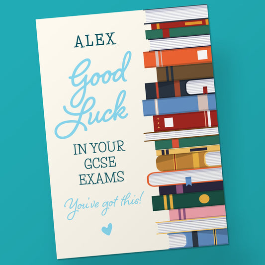 Good Luck Exams Card - Personalised
