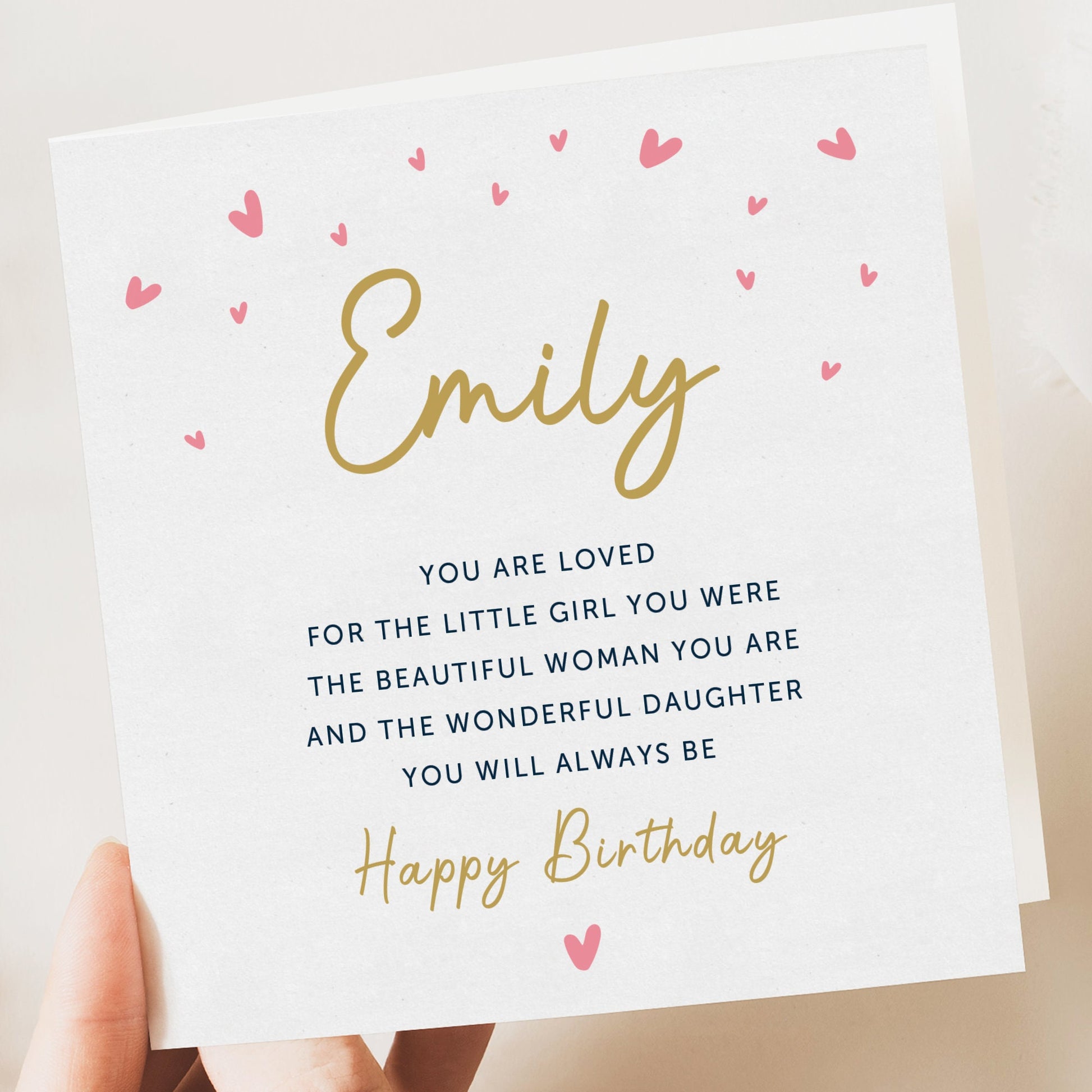Daughter Birthday Card - Personalised 21st
