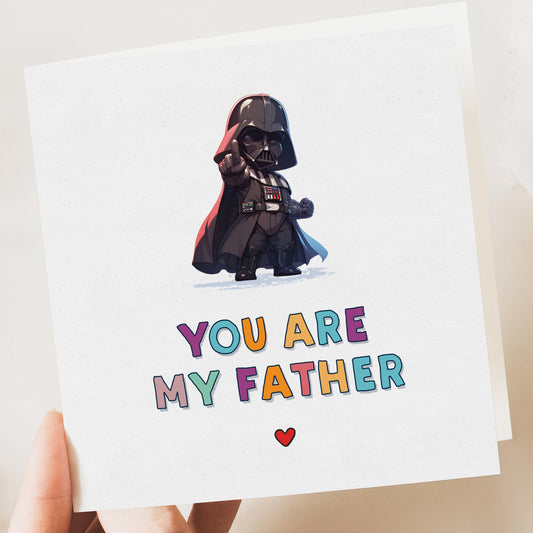 Fathers Day card Dad star wars darth vader
